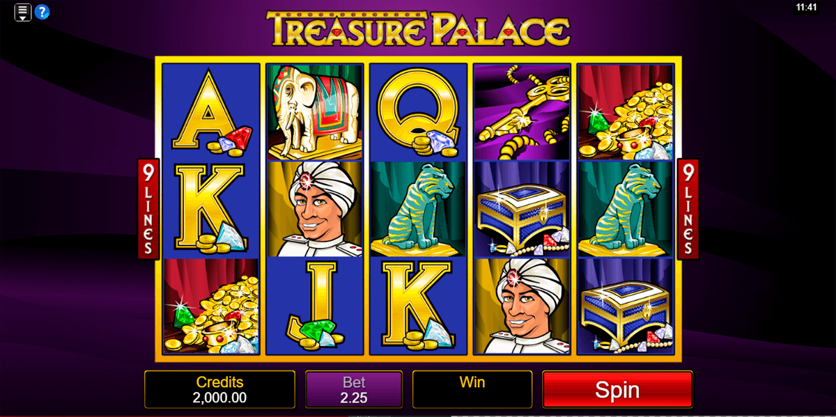 Permainan Online Treasure Palace